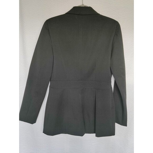 Sleek CACHE Black Blazer! Size‎ 10 Jacket Women's Fitted Stretch Career - Picture 4 of 6